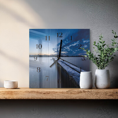 Reloj de vidrio Paisaje