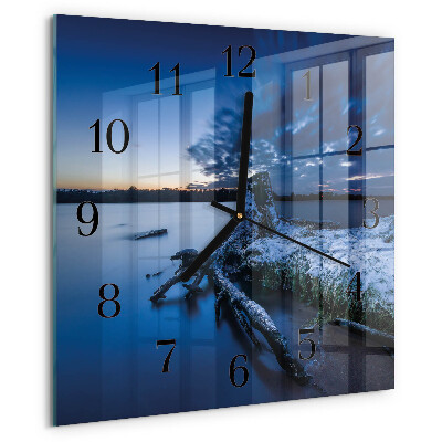 Reloj de vidrio Paisaje