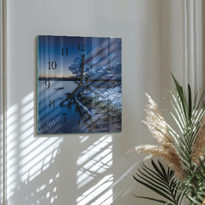 Reloj de vidrio Paisaje