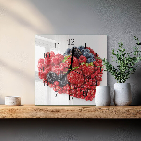 Reloj de vidrio Fruta