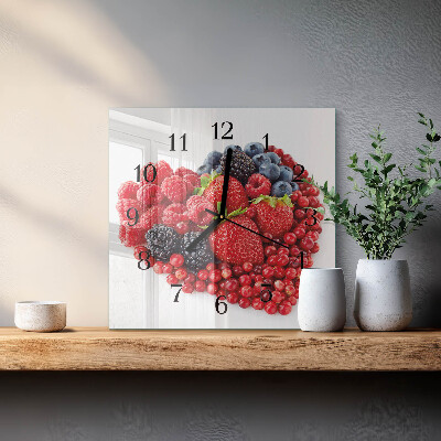 Reloj de vidrio Fruta
