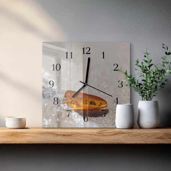 Reloj de vidrio Ámbar