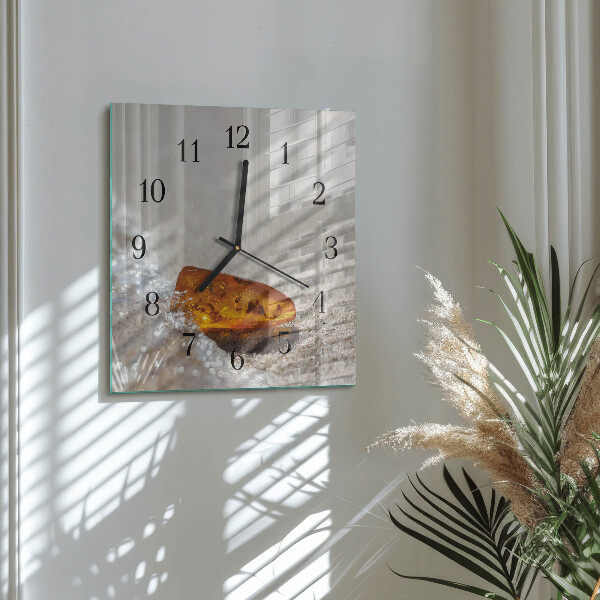 Reloj de vidrio Ámbar
