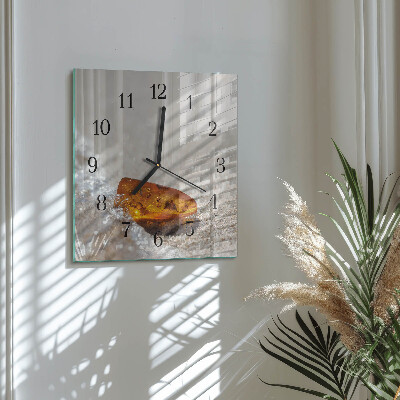 Reloj de vidrio Ámbar