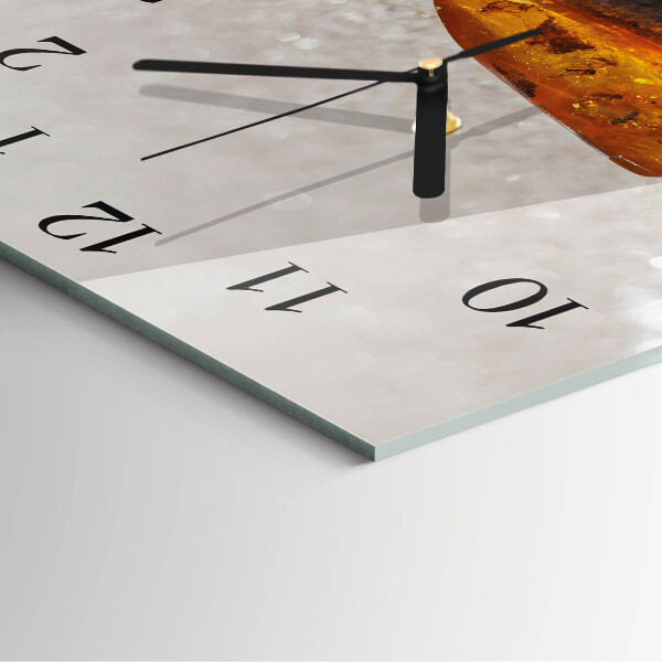 Reloj de vidrio Ámbar