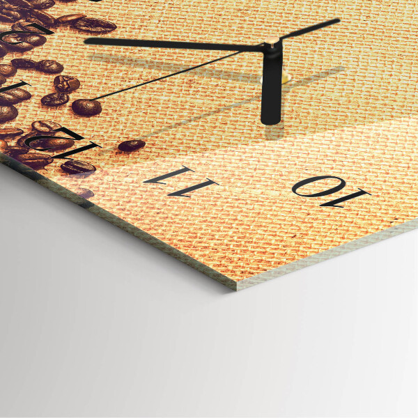 Reloj de vidrio Granos de café