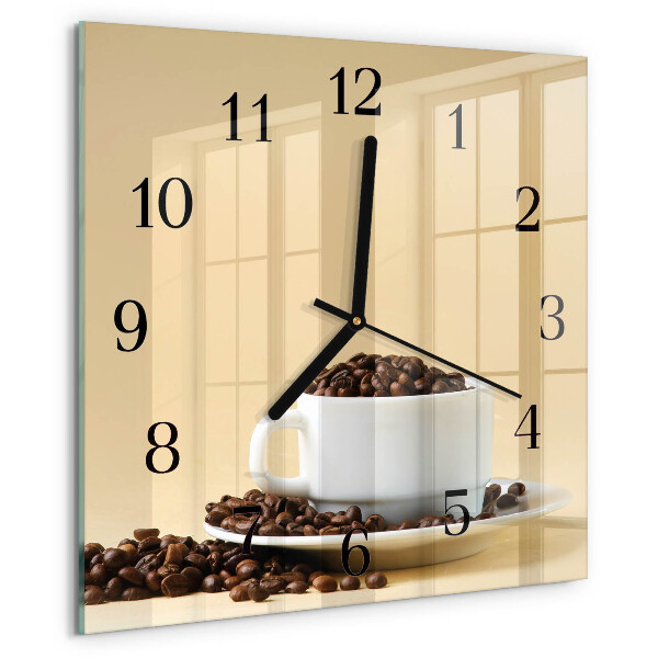 Reloj de vidrio Café