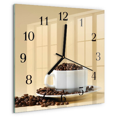 Reloj de vidrio Café