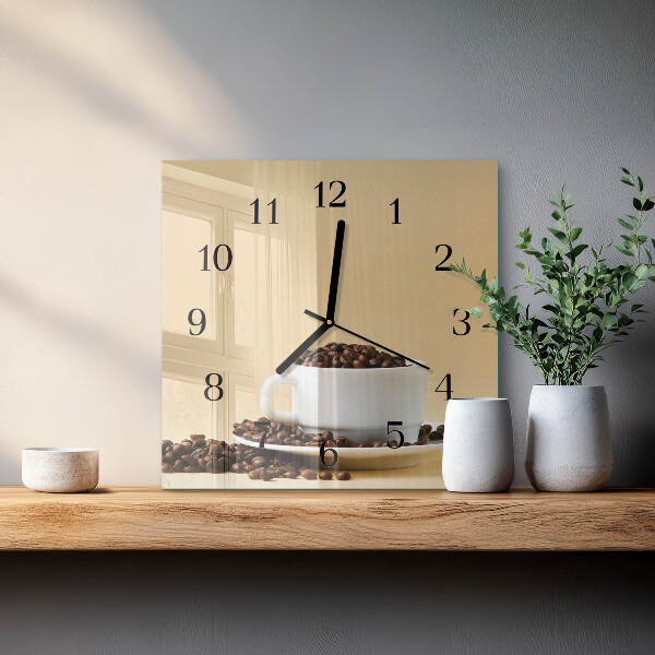 Reloj de vidrio Café