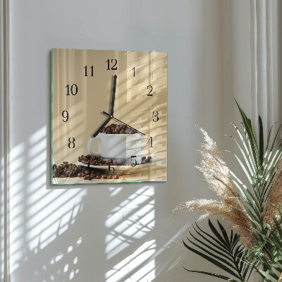 Reloj de vidrio Café
