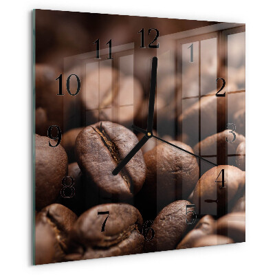 Reloj de vidrio Granos de café