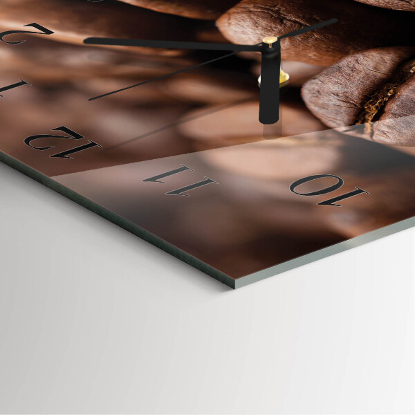 Reloj de vidrio Granos de café