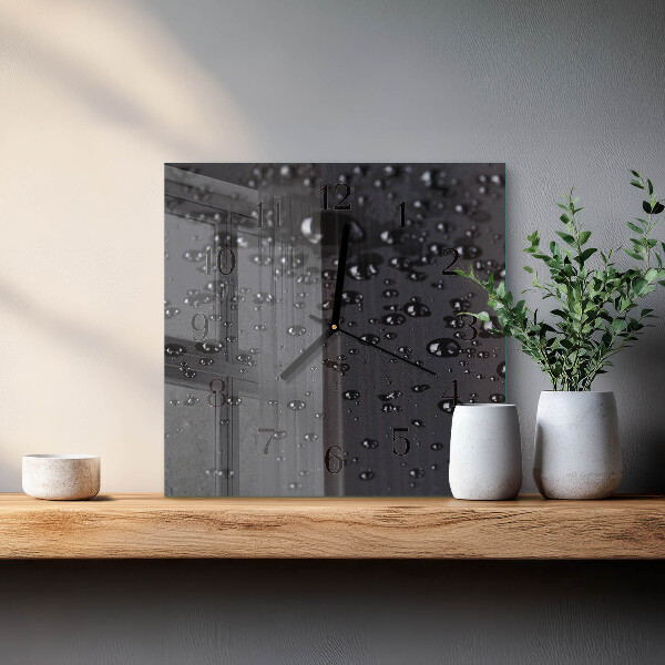 Reloj de vidrio Gotas