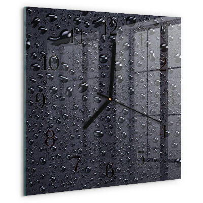 Reloj de vidrio Gotas