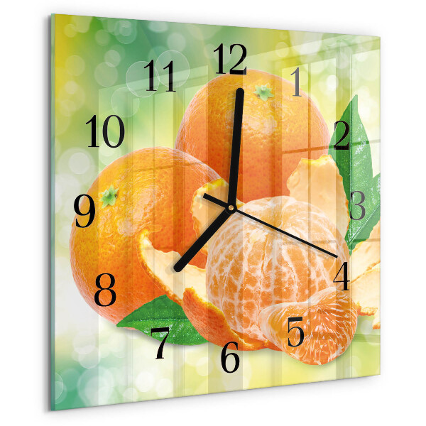 Reloj de vidrio Naranjas
