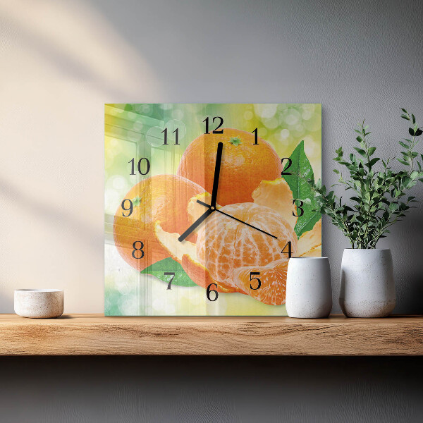 Reloj de vidrio Naranjas