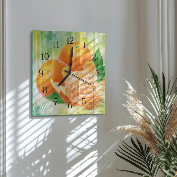 Reloj de vidrio Naranjas