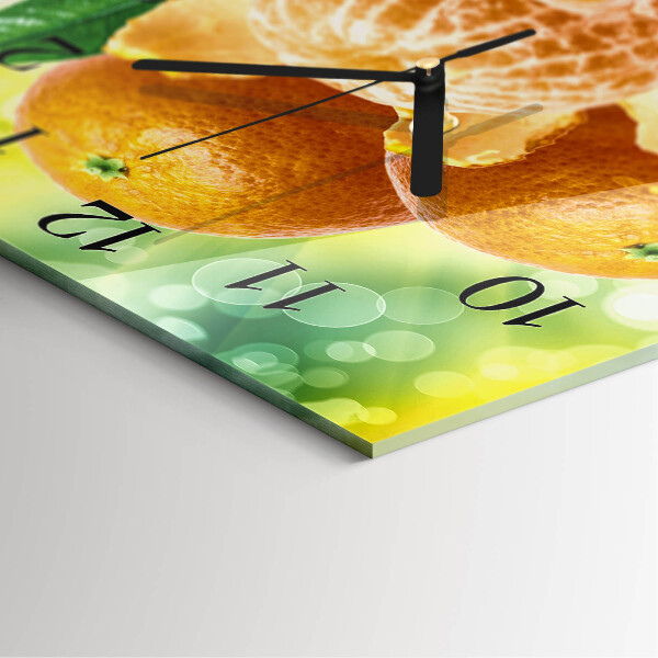Reloj de vidrio Naranjas