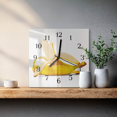 Reloj de vidrio Plátanos