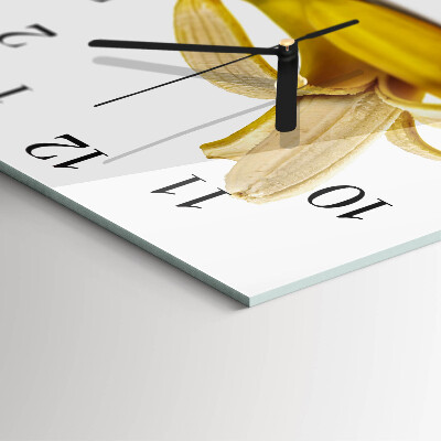 Reloj de vidrio Plátanos