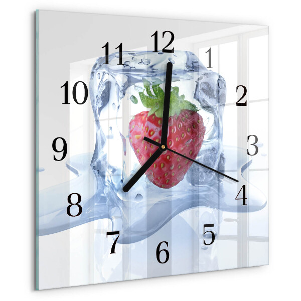 Reloj de vidrio Helado de fresa