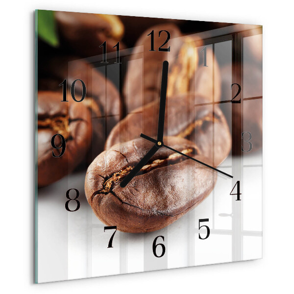 Reloj de vidrio Granos de café