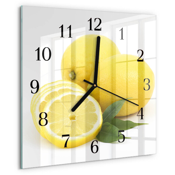 Reloj de vidrio Limones
