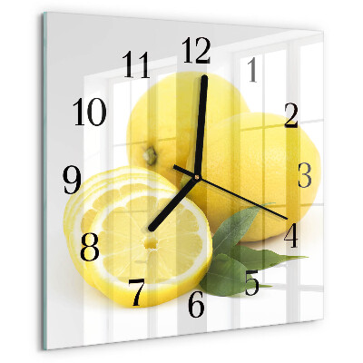 Reloj de vidrio Limones