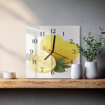 Reloj de vidrio Limones