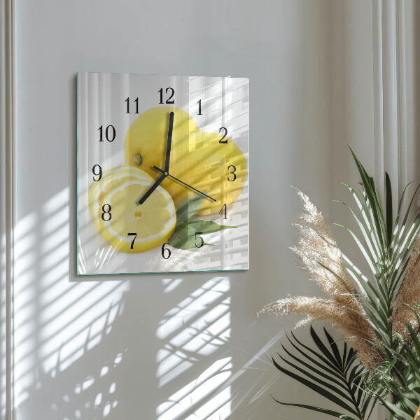 Reloj de vidrio Limones