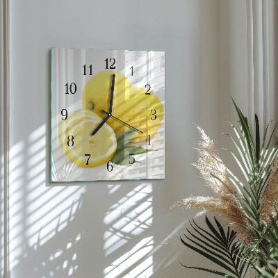 Reloj de vidrio Limones