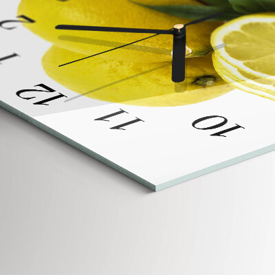 Reloj de vidrio Limones
