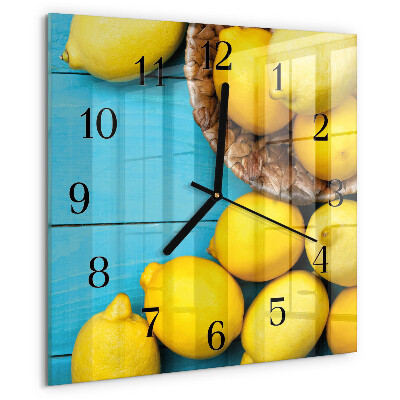 Reloj de vidrio Limones