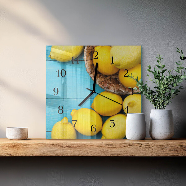 Reloj de vidrio Limones