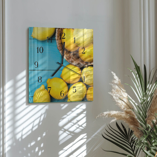 Reloj de vidrio Limones