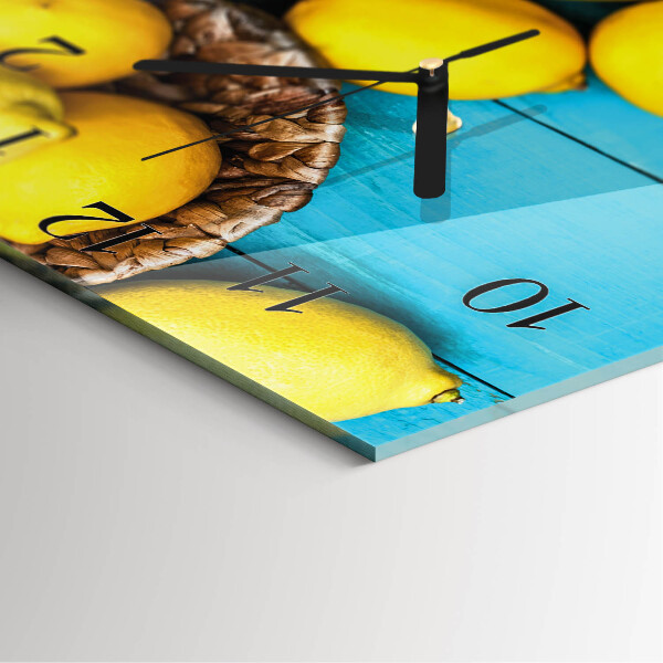 Reloj de vidrio Limones