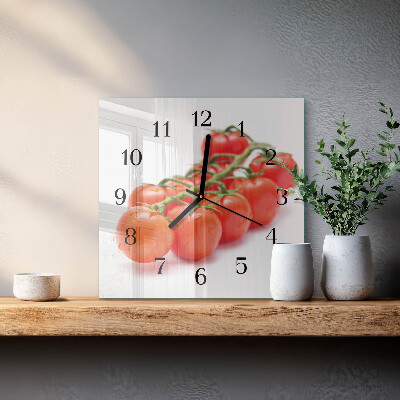 Reloj de vidrio Tomates