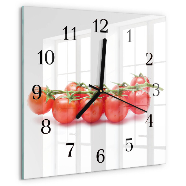 Reloj de vidrio Tomates