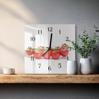 Reloj de vidrio Tomates