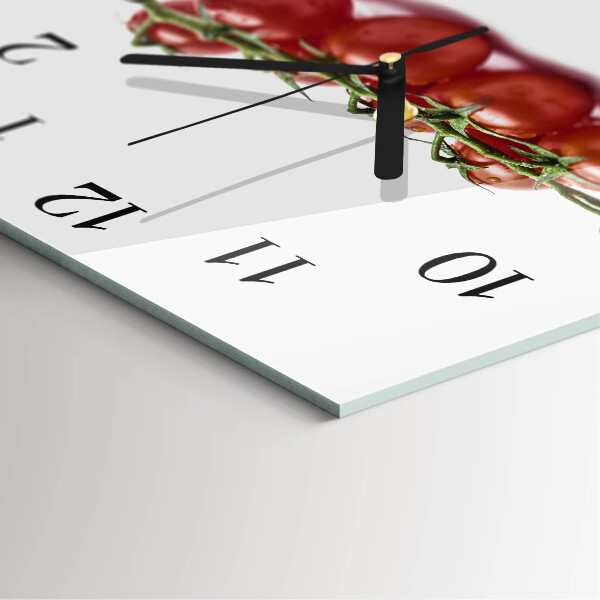 Reloj de vidrio Tomates
