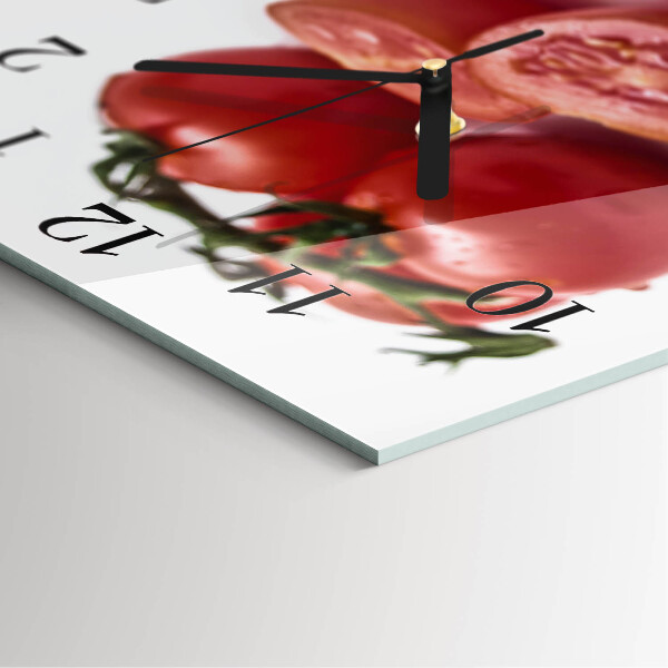 Reloj de vidrio Tomates