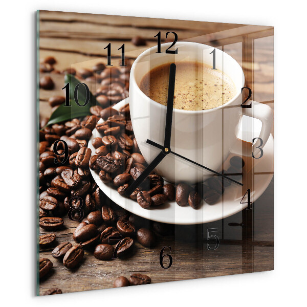 Reloj de vidrio Café