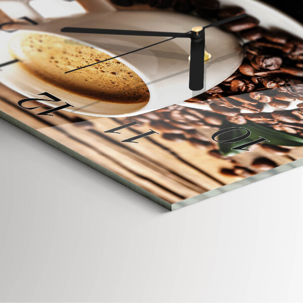 Reloj de vidrio Café
