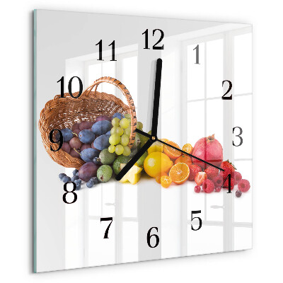 Reloj de vidrio Fruta