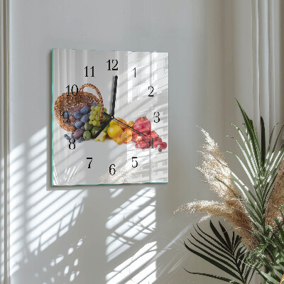 Reloj de vidrio Fruta