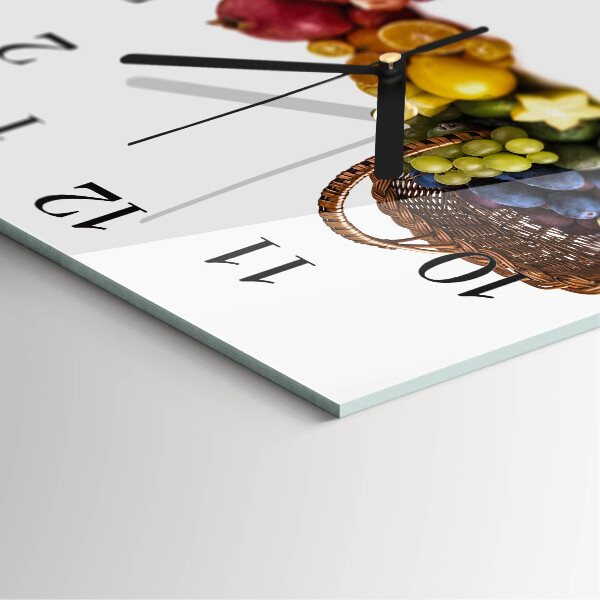 Reloj de vidrio Fruta