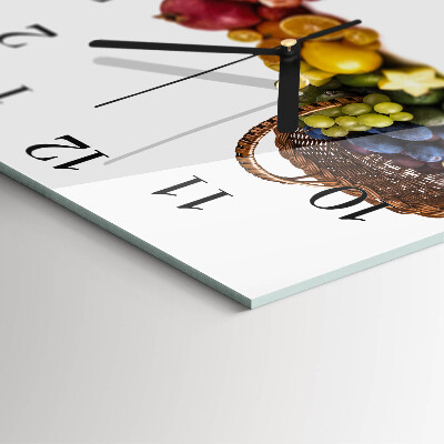 Reloj de vidrio Fruta