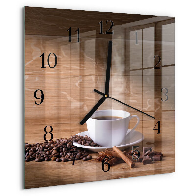 Reloj de vidrio Café