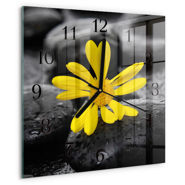 Reloj de vidrio Flor