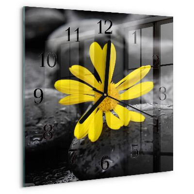 Reloj de vidrio Flor